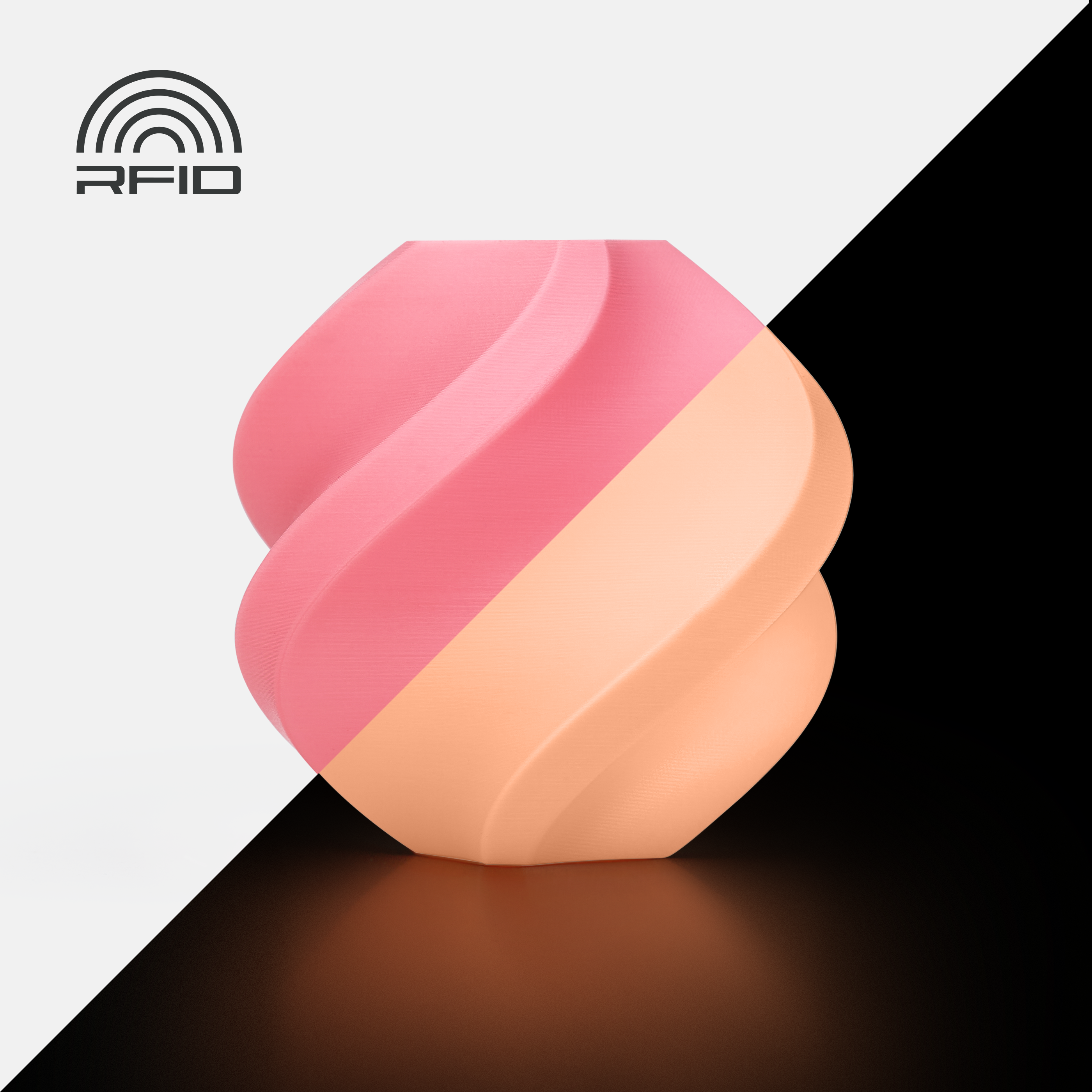 Filamento PLA – Brilho No Escuro (Glow) Brilho No Escuro (Glow) Rosa (Pink) com Carretel 1Kg - Bambu Lab