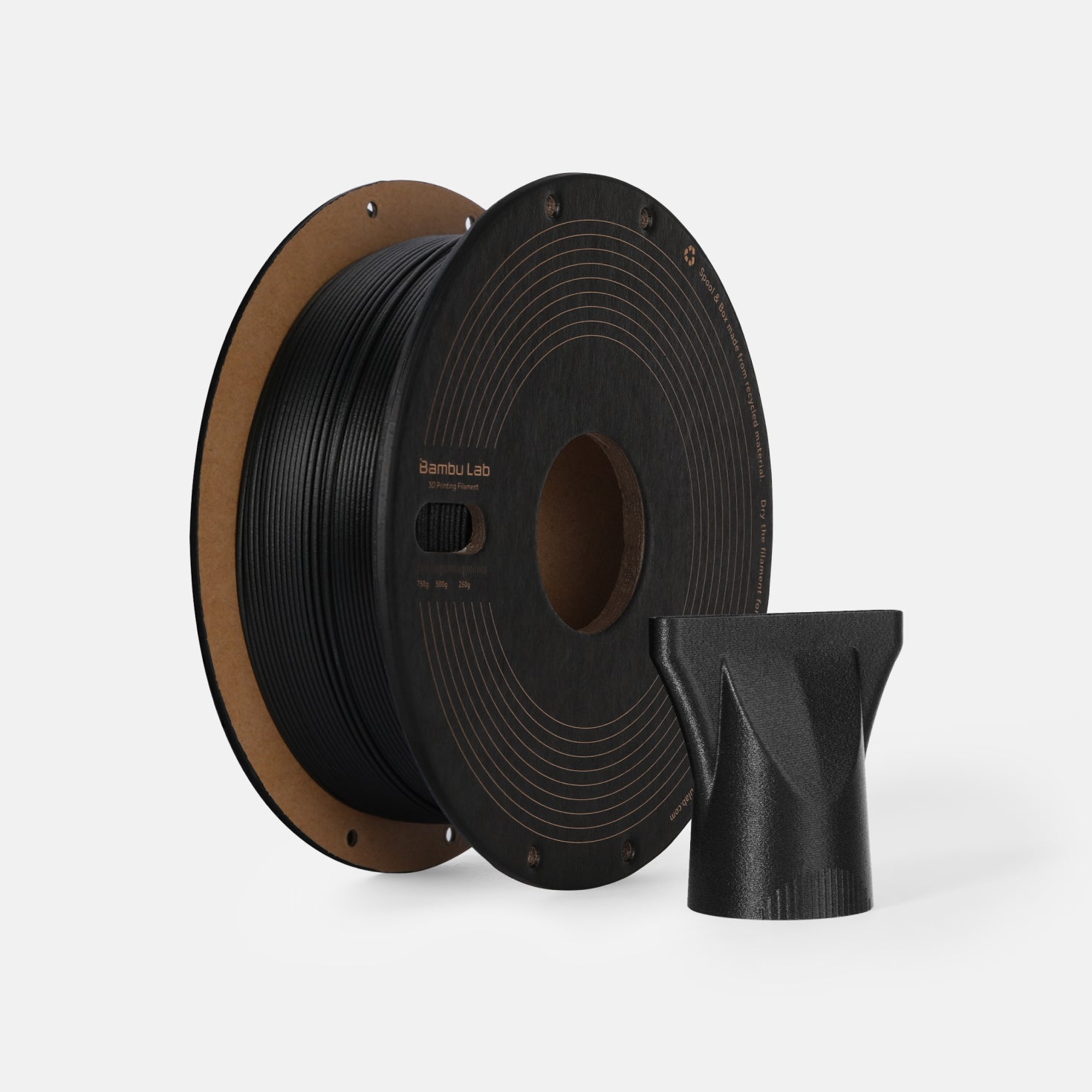 Filamento Ppa-CF – Preto (Black) com Carretel 0.75Kg - Bambu Lab