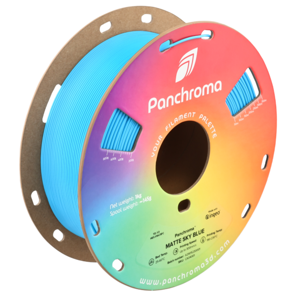 Filamento Panchroma PLA Matte – Azul-Céu (Sky Blue) - Polymaker