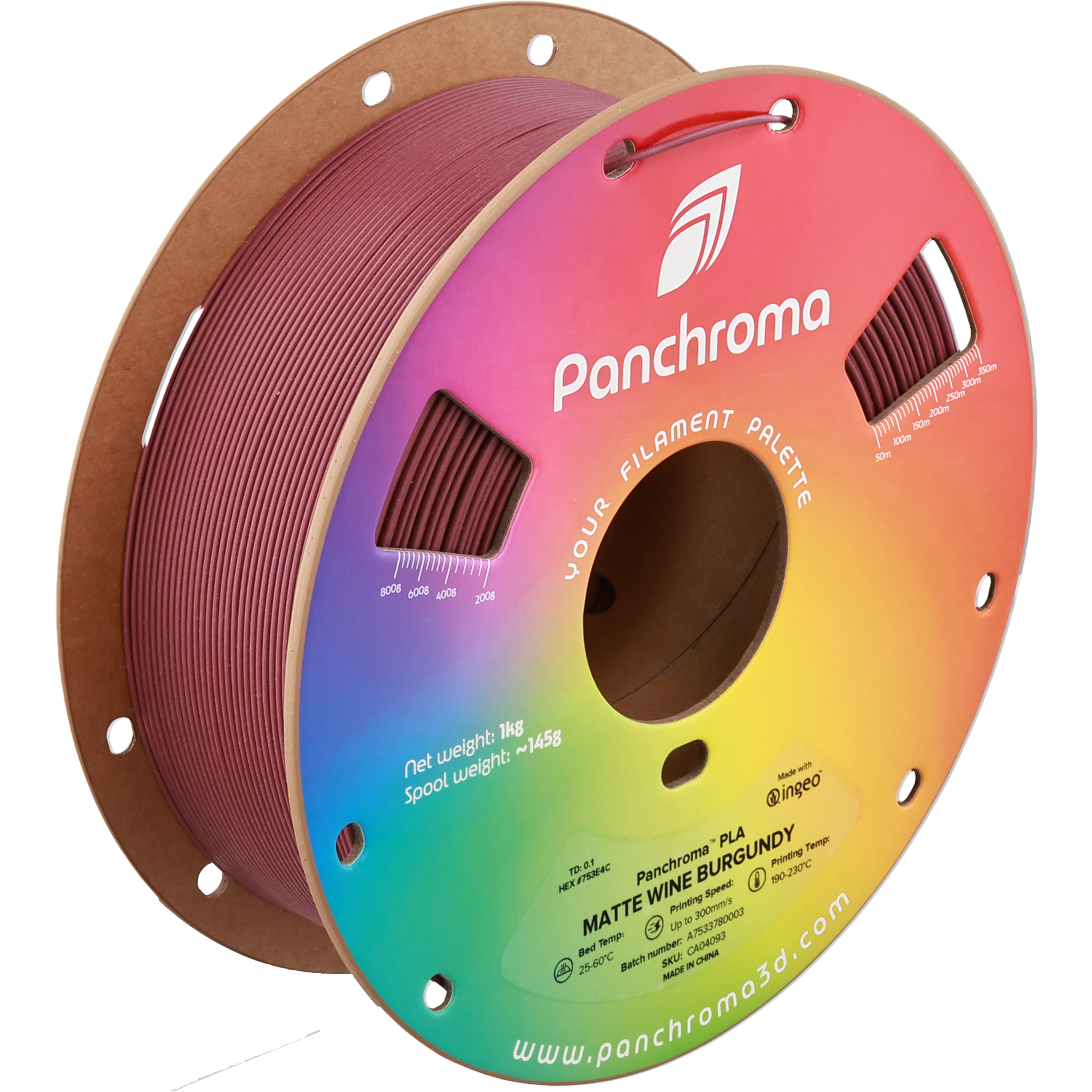 Filamento PLA – Panchroma Vinho Matte Borgonha - Polymaker
