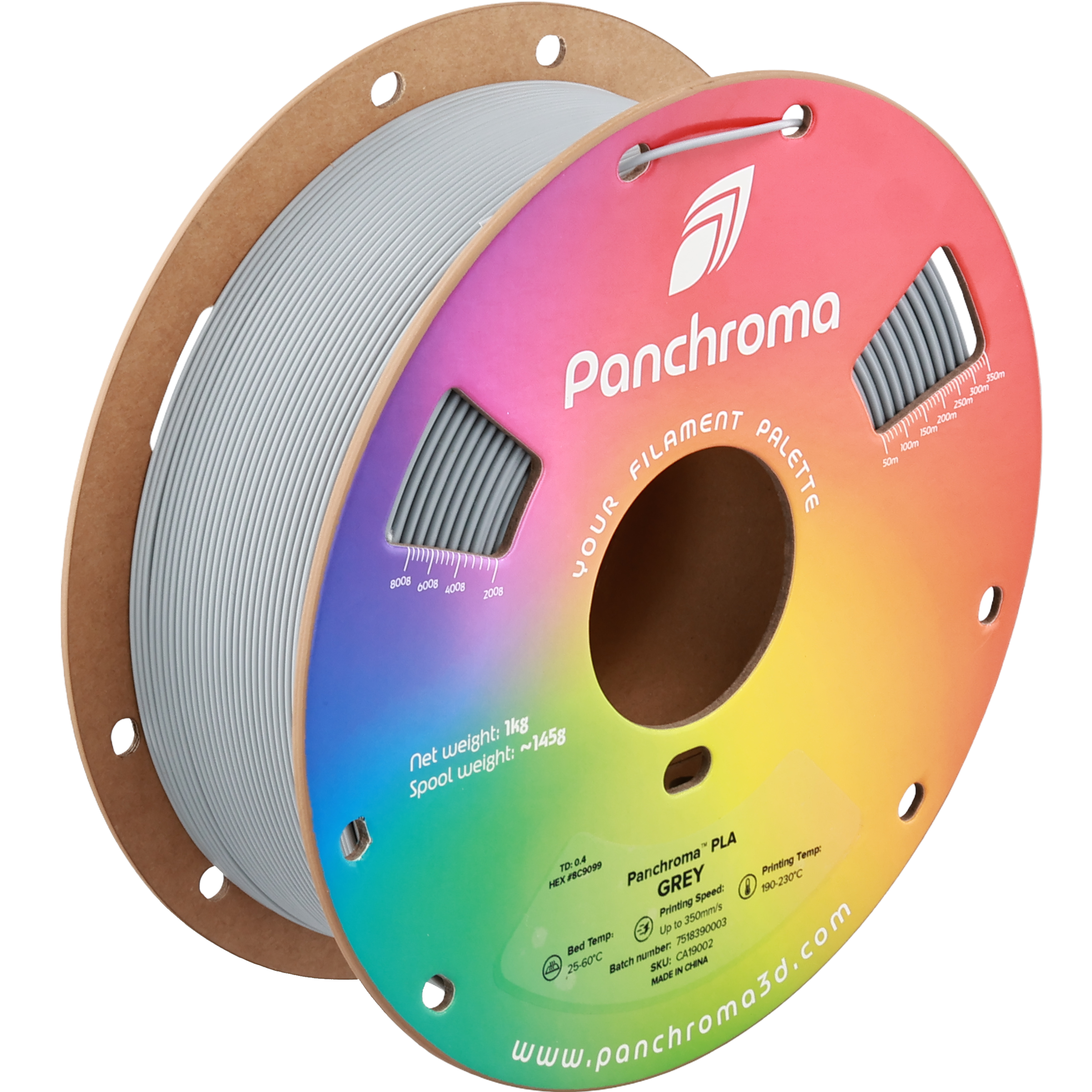 Filamento PLA – Panchroma Cinza - Polymaker