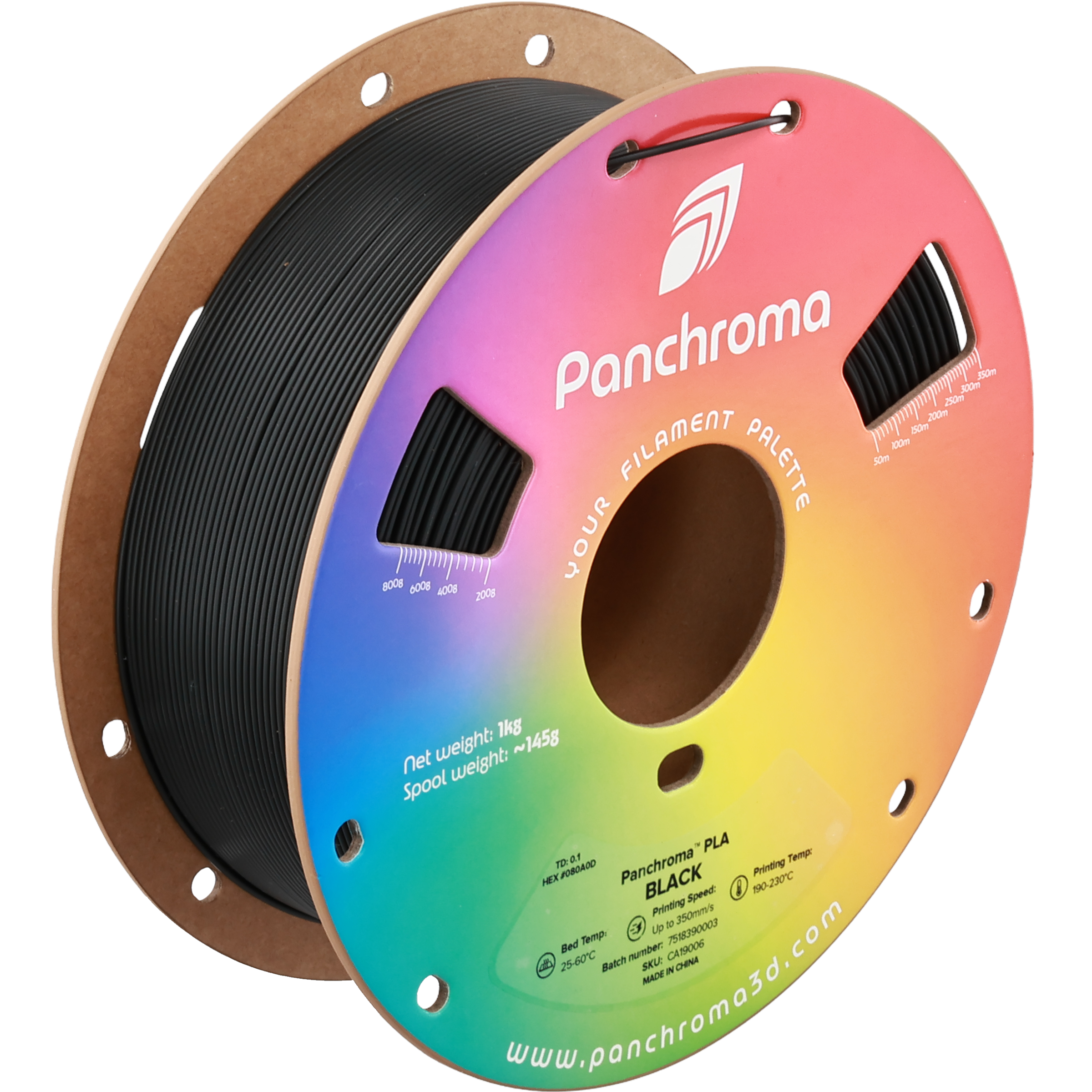 Filamento PLA – Panchroma Preto - Polymaker