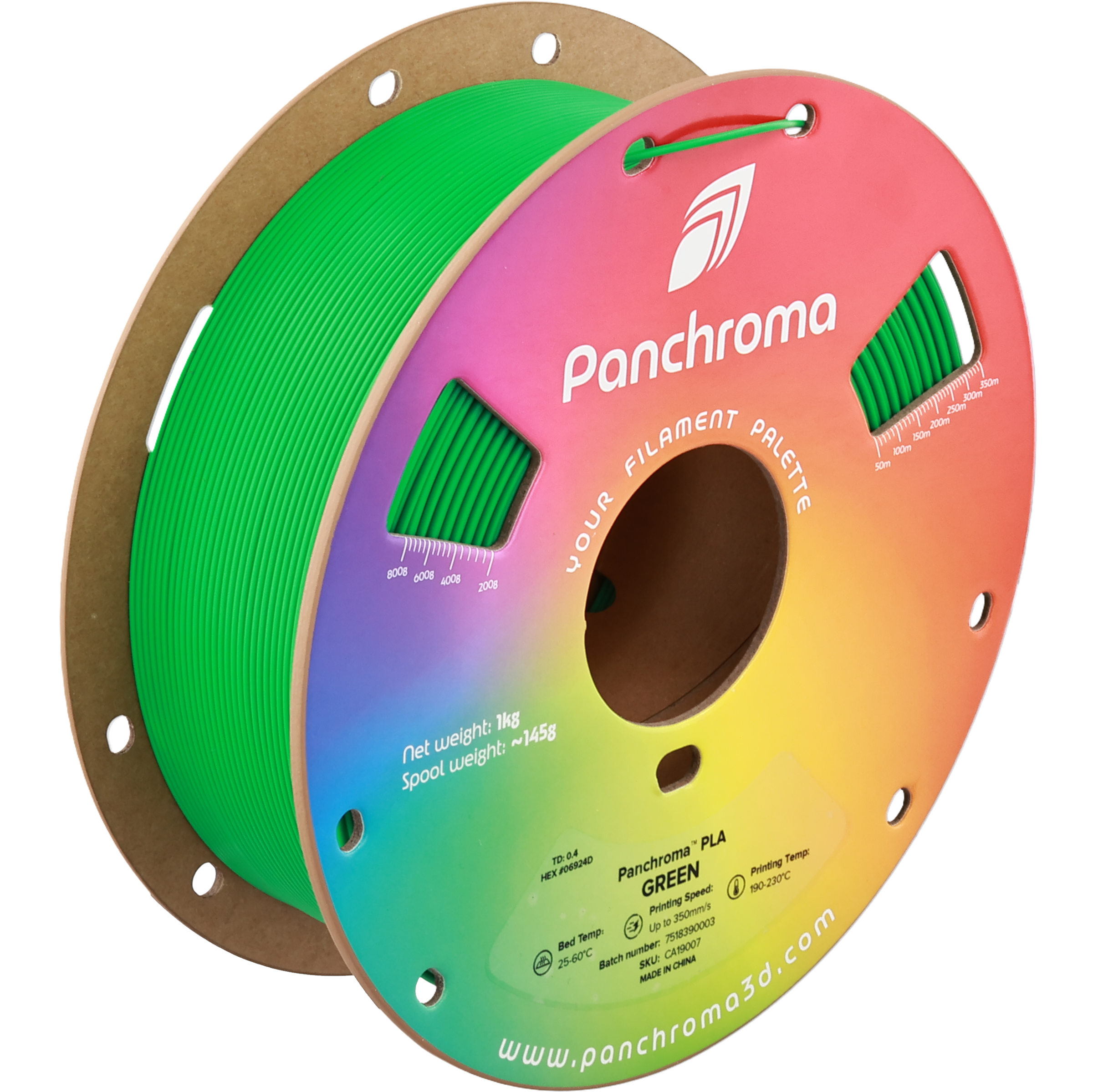 Filamento PLA – Panchroma Verde - Polymaker