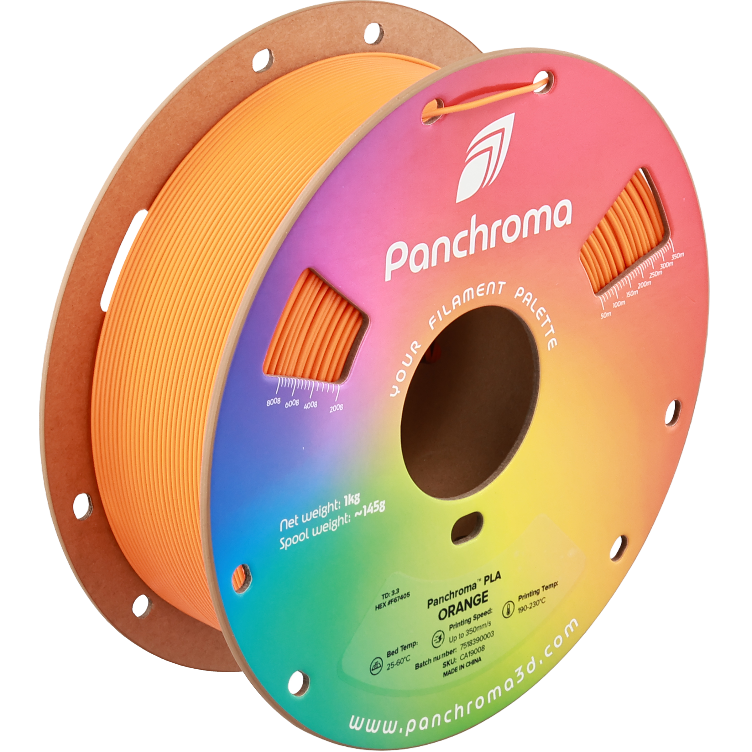 Filamento PLA – Panchroma Laranja - Polymaker