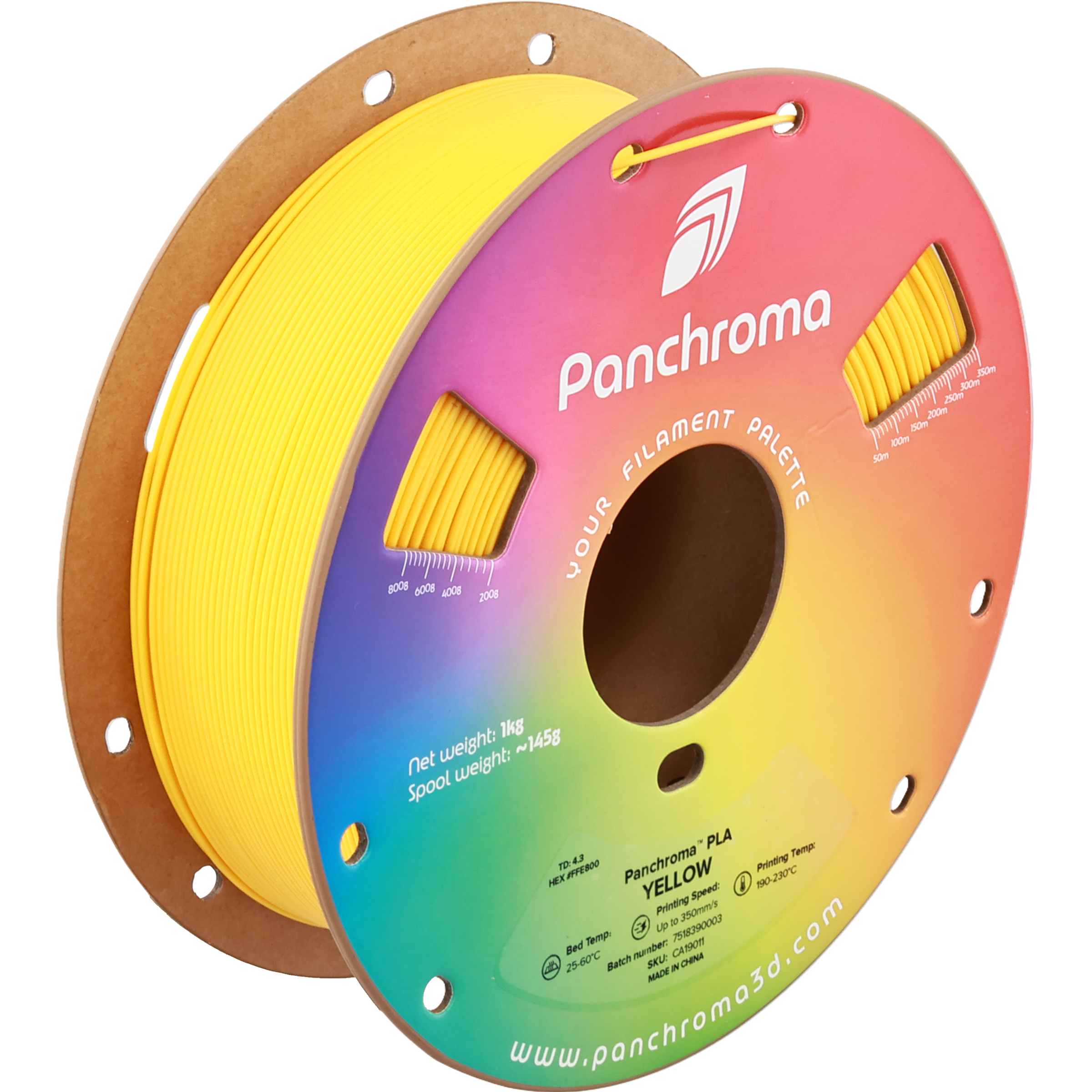 Filamento PLA – Panchroma Amarelo - Polymaker