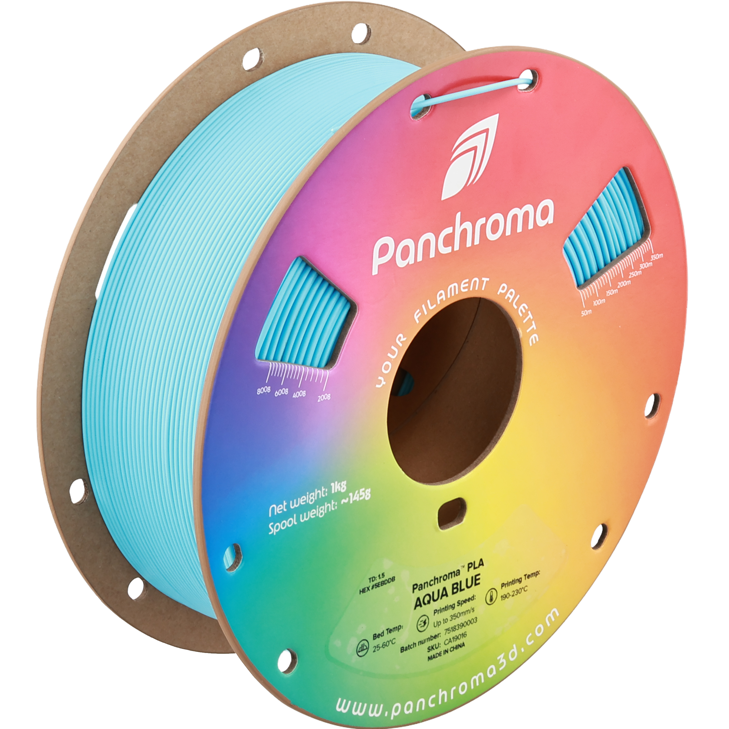 Filamento PLA – Panchroma Aqua Azul (Blue) - Polymaker