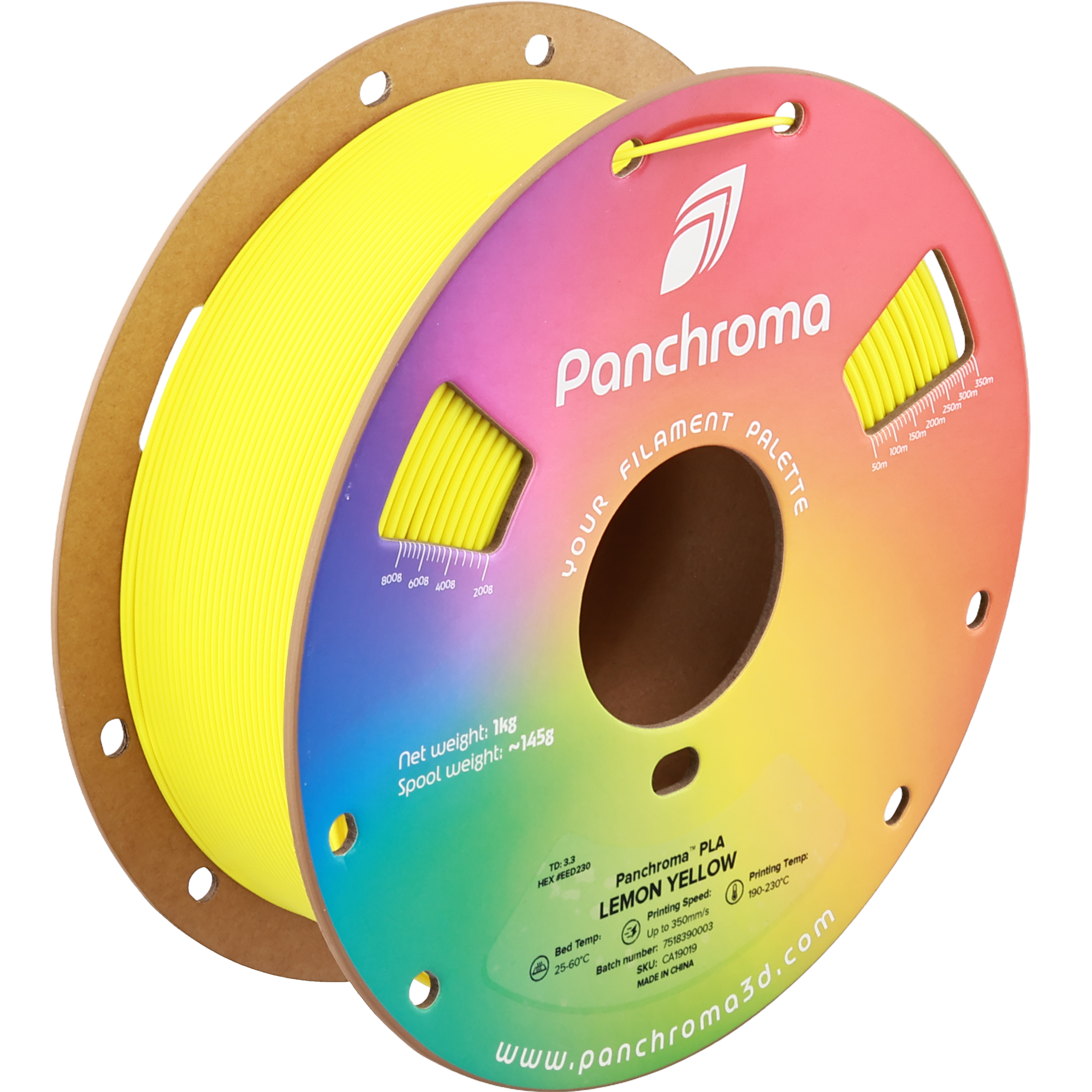 Filamento PLA – Panchroma Amarelo Limão - Polymaker