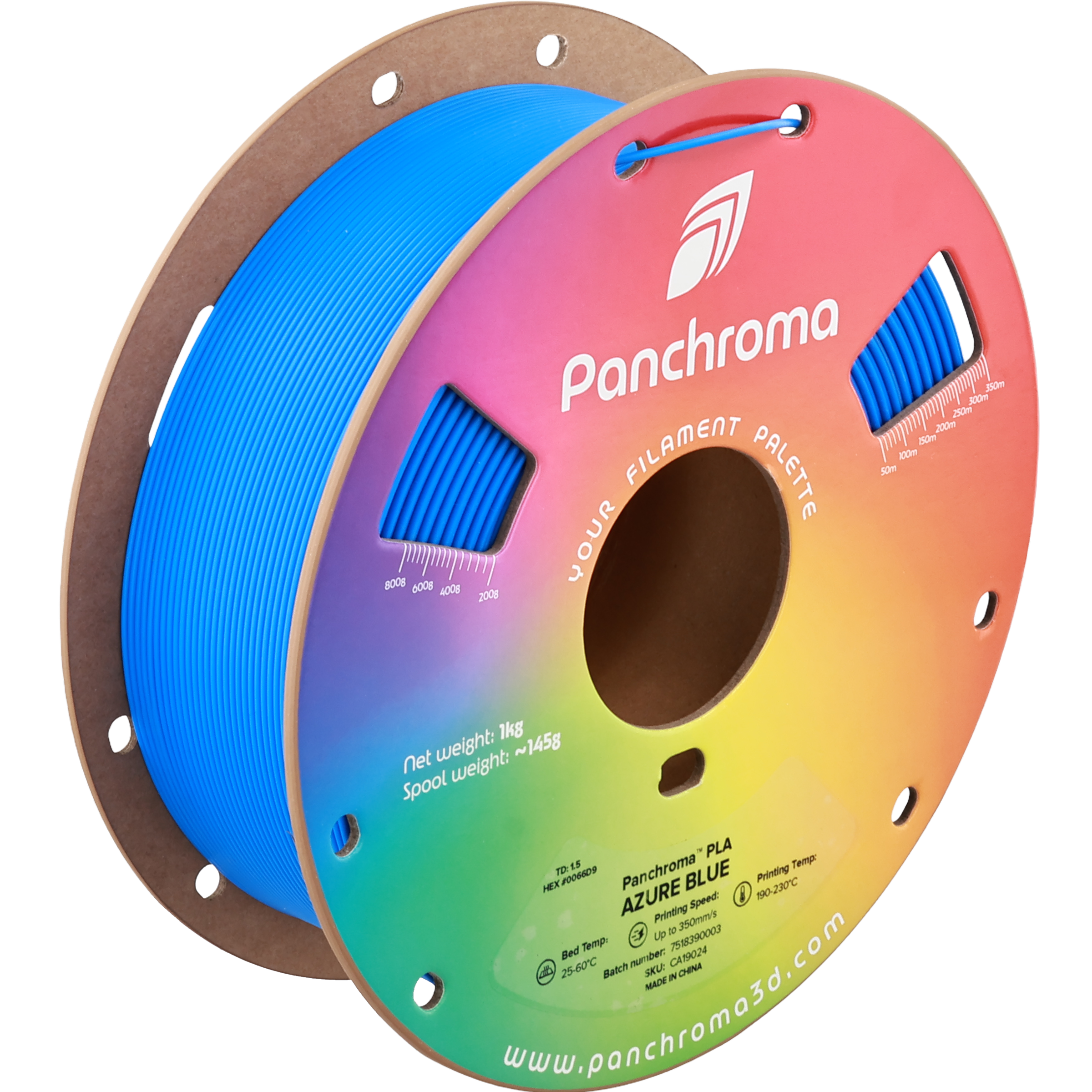 Filamento PLA – Panchroma Azul-Céu (Azure Blue) - Polymaker