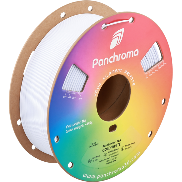 Filamento PLA – Panchroma Branco Frio (Cold White) - Polymaker