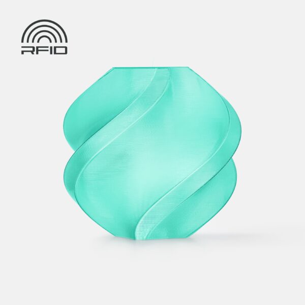Filamento PETG – Translúcido (Translucent) Verde Azulado (Teal) com Carretel 1Kg - Bambu Lab