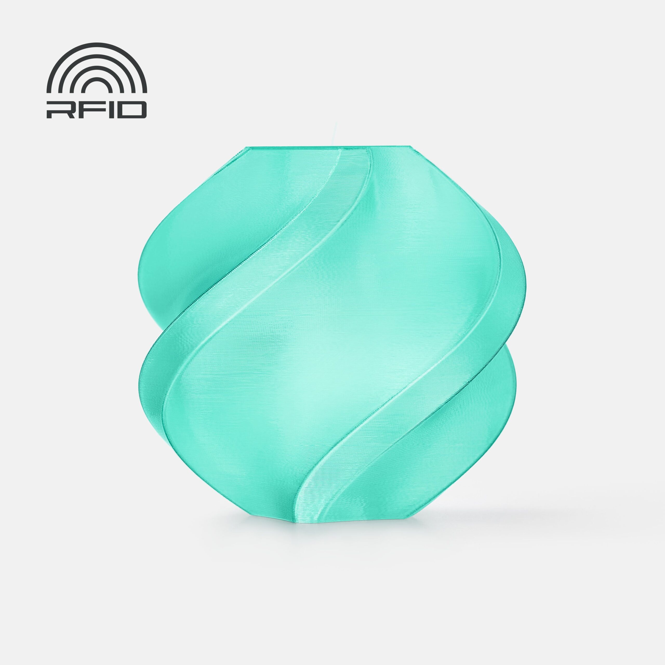 Filamento PETG – Translúcido (Translucent) Verde Azulado (Teal) com Carretel 1Kg - Bambu Lab