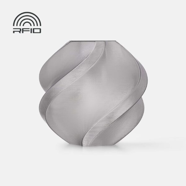 Refil Filamento PETG – Translúcido (Translucent) Cinza (Gray) 1Kg - Bambu Lab