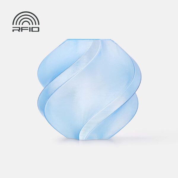 Filamento PETG – Translúcido (Translucent) Azul Claro (Light Blue) com Carretel 1Kg - Bambu Lab