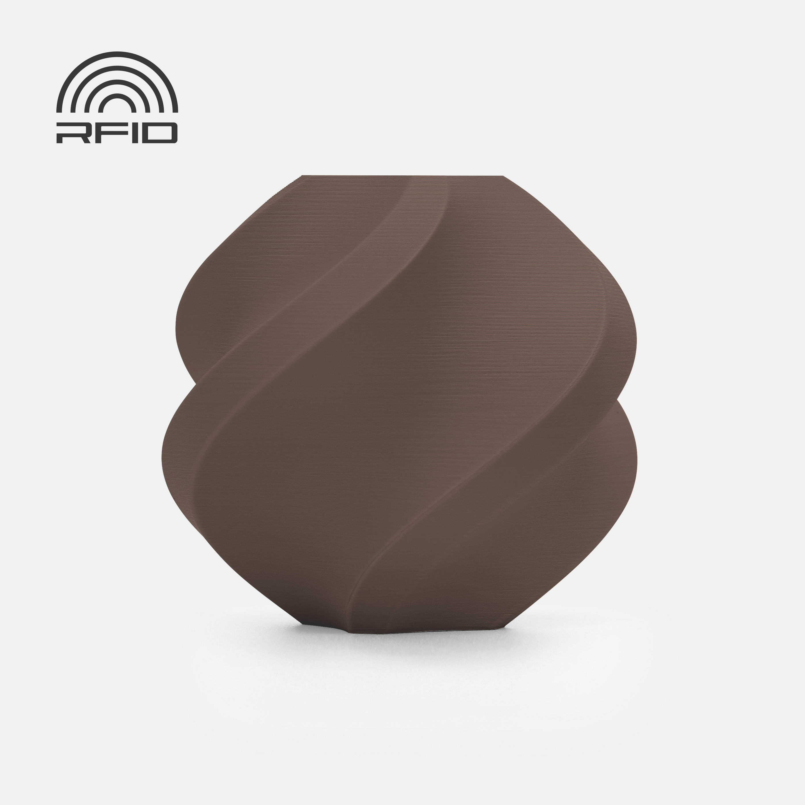 Refil Filamento PLA Matte – Dark Marrom (Brown) 1Kg - Bambu Lab