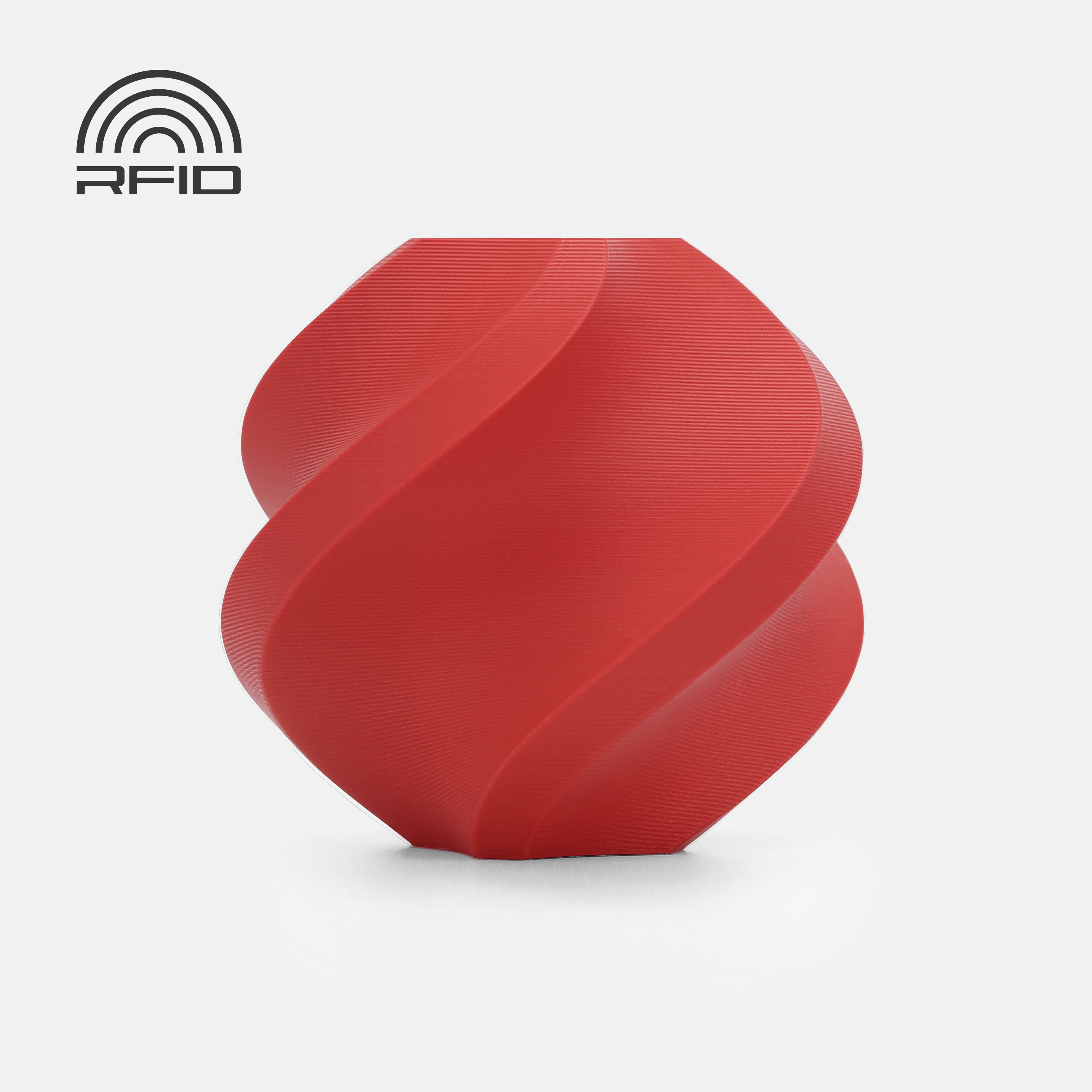 Filamento PLA Matte – Scarlet Vermelho (Red) com Carretel 1Kg - Bambu Lab