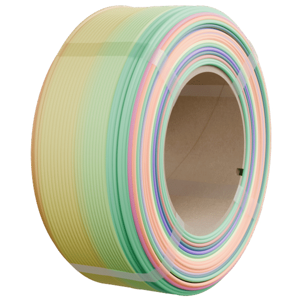 Refil Filamento PLA – Panchroma Gradiente Matte Pastel Rainbow - Polymaker