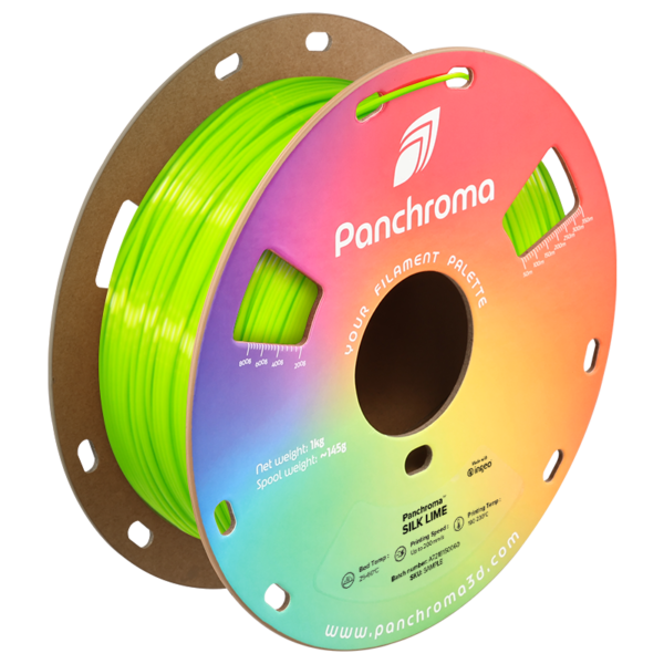 Filamento Panchroma PLA Silk – Verde-Limão (Lime) - Polymaker