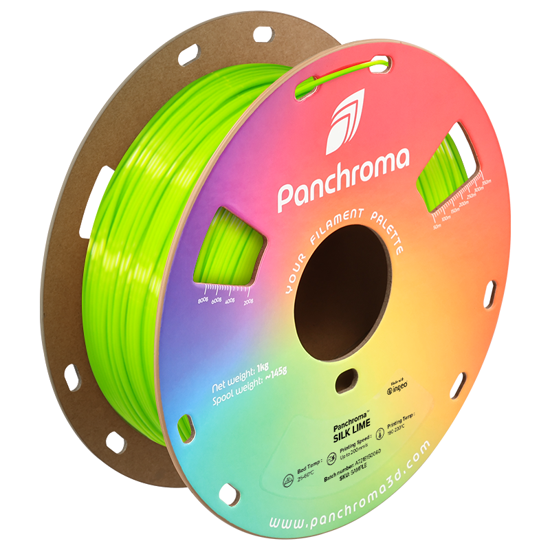 Filamento Panchroma PLA Silk – Verde-Limão (Lime) - Polymaker