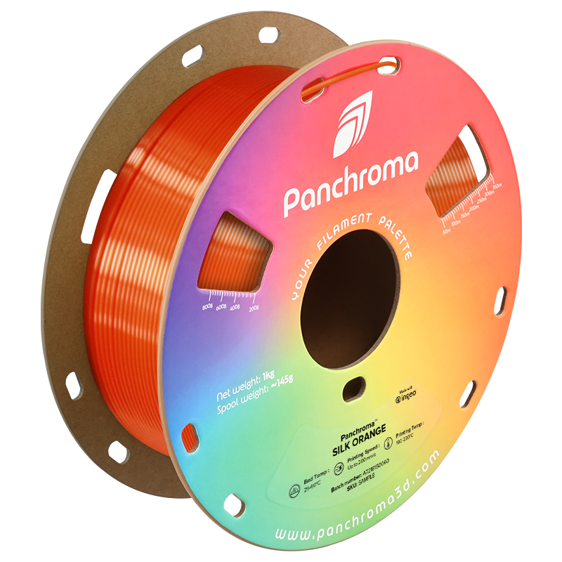 Filamento Panchroma PLA Silk – Laranja - Polymaker