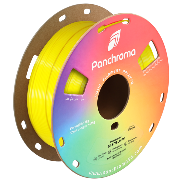 Filamento Panchroma PLA Silk – Amarelo - Polymaker