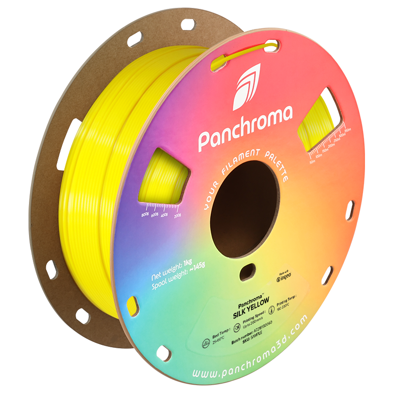 Filamento Panchroma PLA Silk – Amarelo - Polymaker