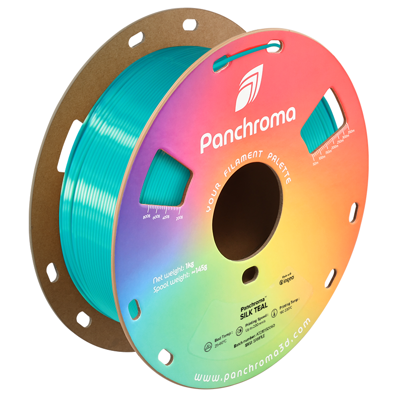 Filamento Panchroma PLA Silk – Verde-Azulado - Polymaker