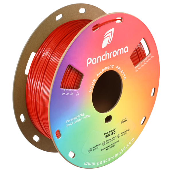 Filamento Panchroma PLA Silk – Vermelho (Red) - Polymaker
