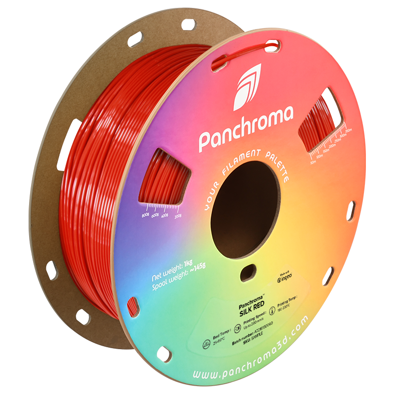 Filamento Panchroma PLA Silk – Vermelho (Red) - Polymaker