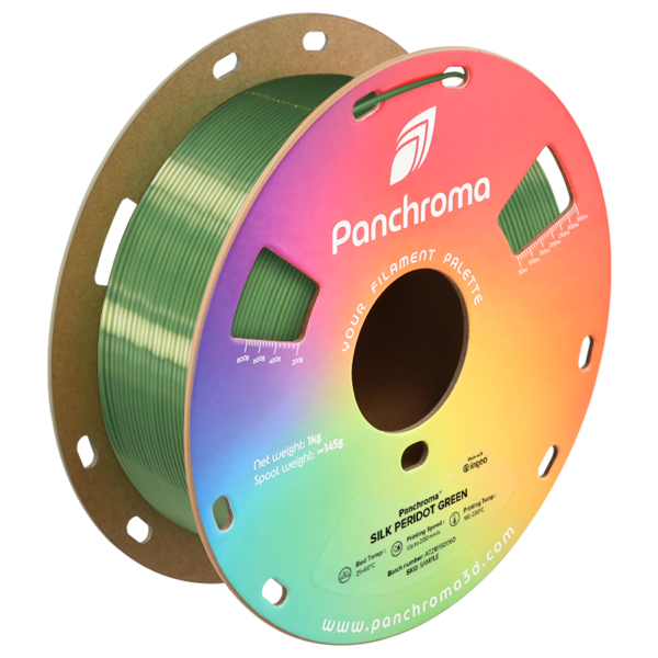 Filamento Panchroma PLA Silk – Peridot Verde - Polymaker