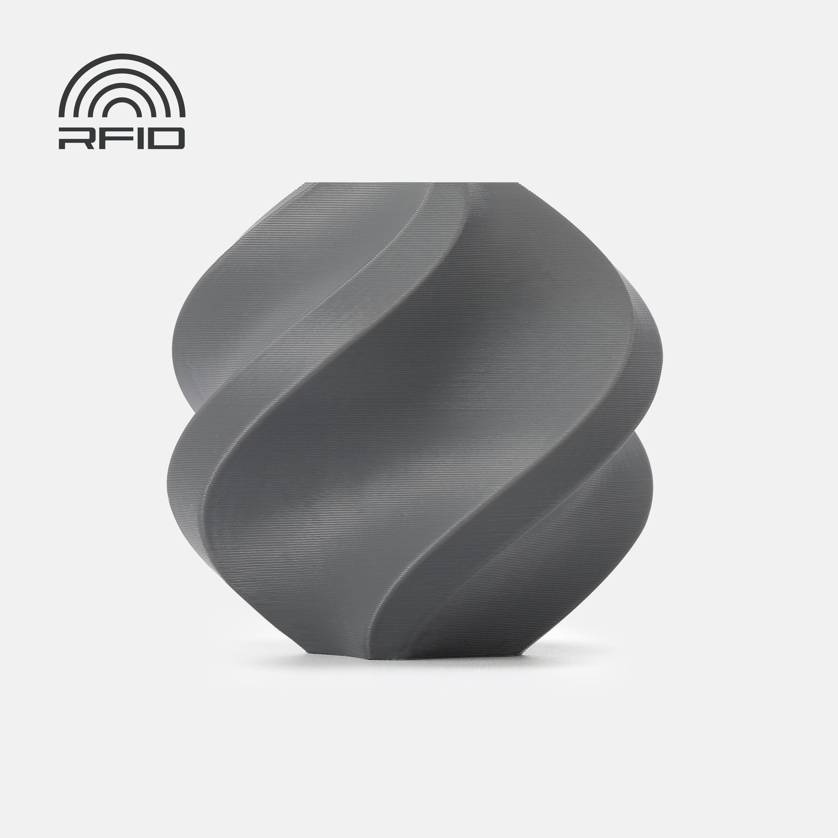 Filamento PETG HF – Cinza Escuro (Dark Gray) com Carretel 1Kg - Bambu Lab