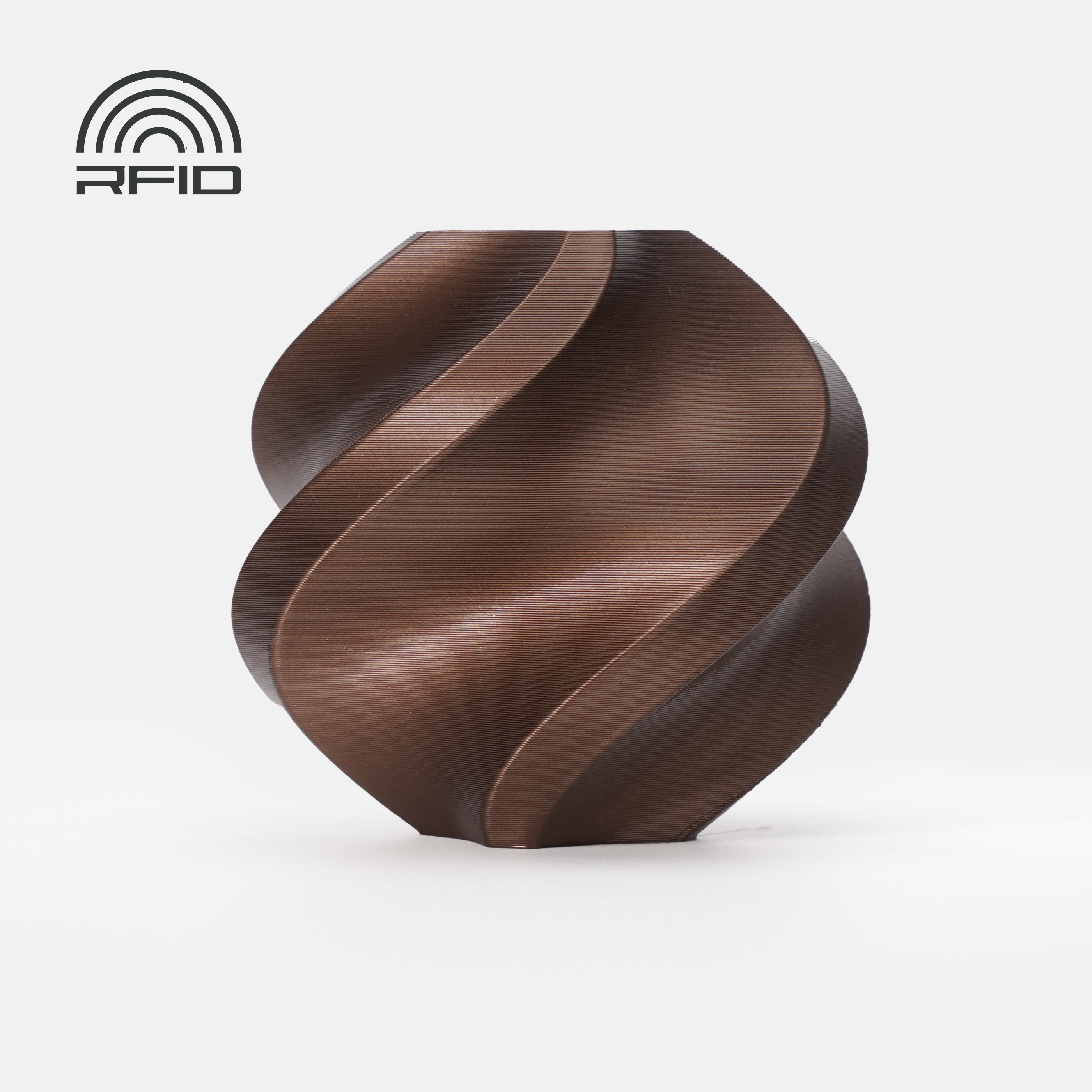 Filamento PLA – Metal Copper Marrom (Brown) Metálico (Metallic) com Carretel 1Kg - Bambu Lab