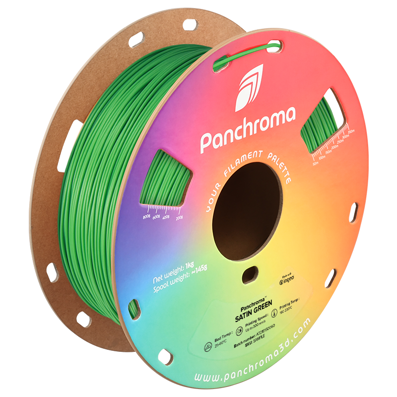 Filamento PLA – Panchroma Verde Cetimado - Polymaker