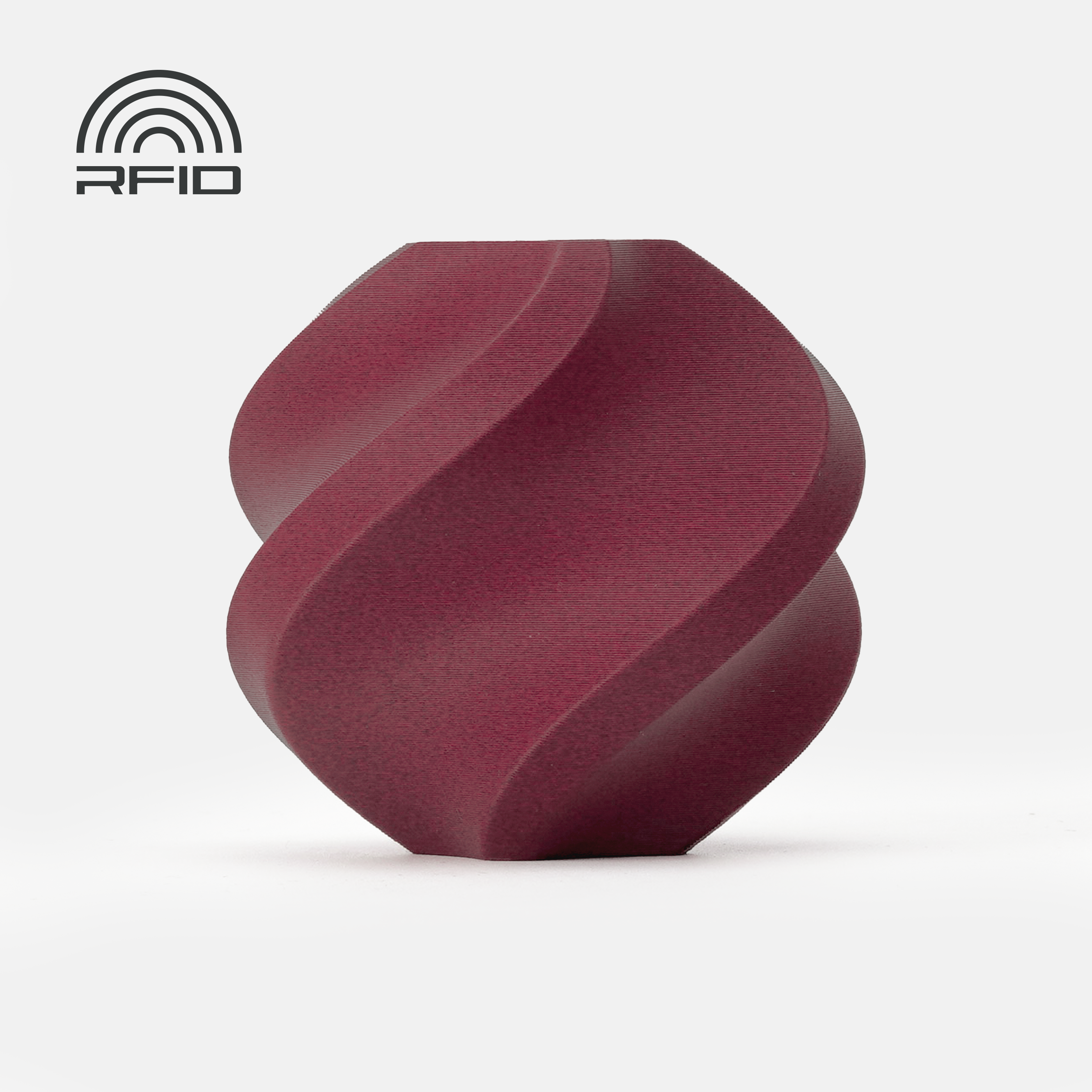 Filamento PLA-CF – Burgundy Vermelho (Red) com Carretel 1Kg - Bambu Lab
