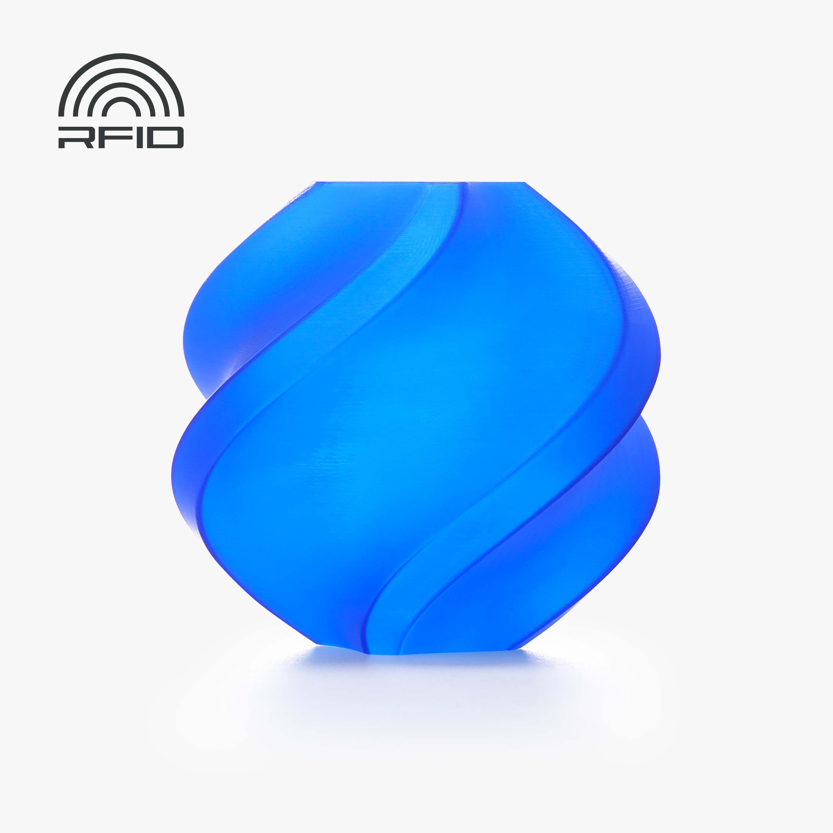Filamento PLA – Translúcido (Translucent) Azul (Blue) com Carretel 1Kg - Bambu Lab