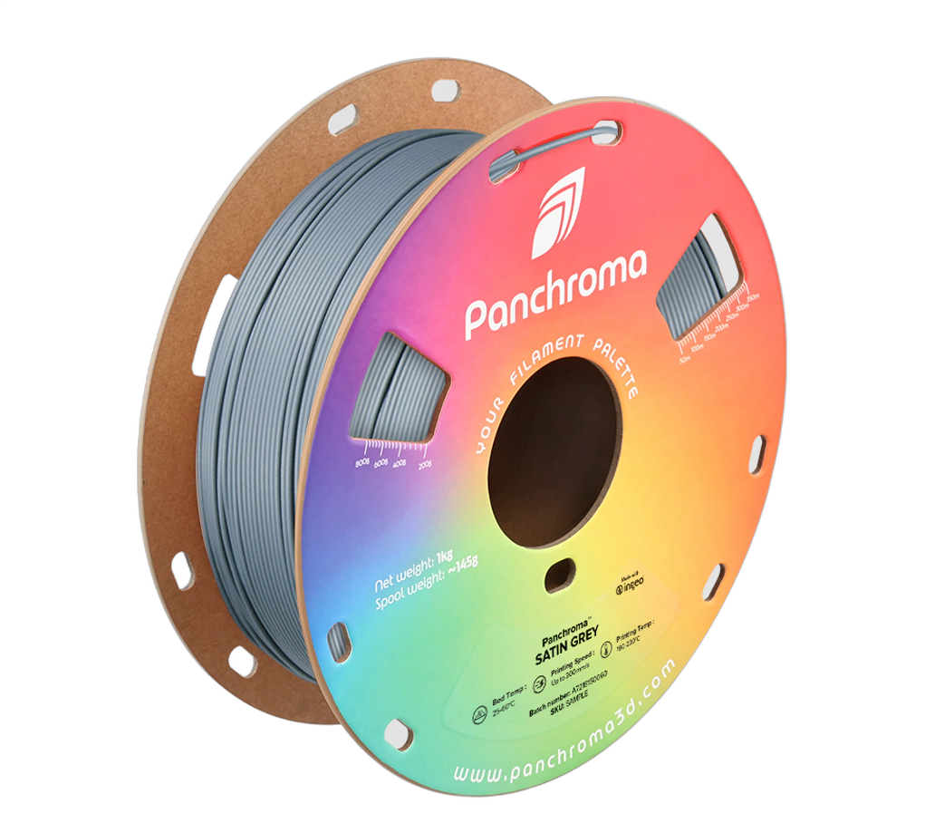 Filamento PLA – Panchroma Cinza Acetinado 1,75Mm 1,00Kg - Polymaker