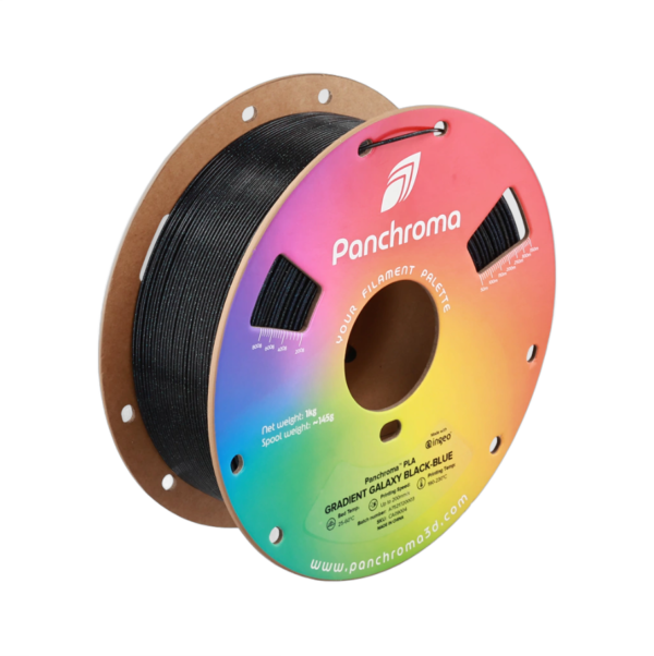 Filamento PLA – Panchroma Gradiente Galáxia (Galaxy) Preto-Azul 1,75Mm 1,00Kg - Polymaker