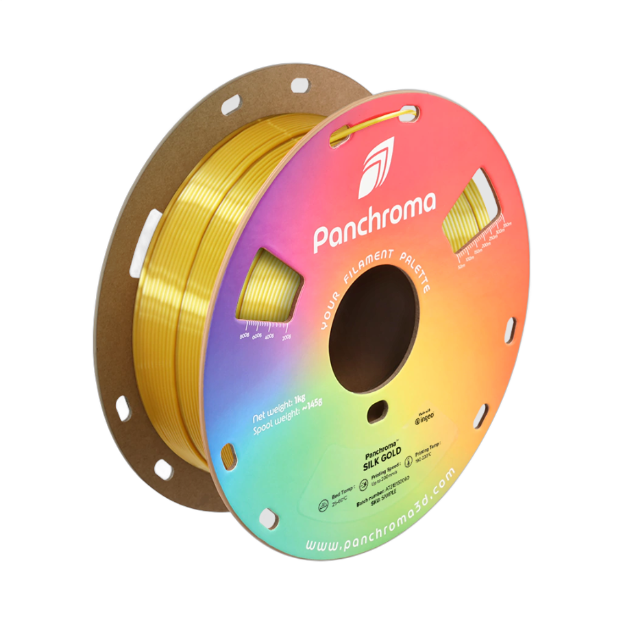 Filamento Panchroma PLA Silk – Dourado (Gold) 1,75Mm 1,00Kg - Polymaker