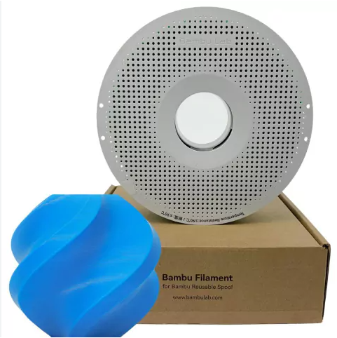 Filamento PLA Basic – Azul Ciano com Carretel - Bambu Lab
