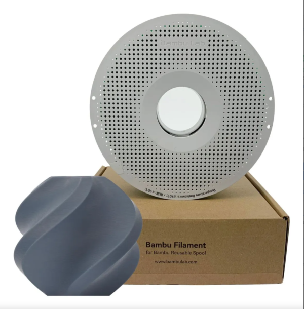 Filamento PLA Basic – Cinza Azulado com Carretel - Bambu Lab