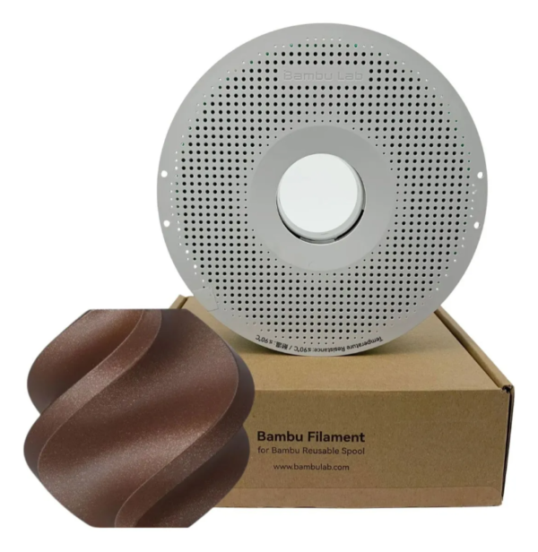Filamento PLA – Galáxia (Galaxy) Marrom com Carretel - Bambu Lab