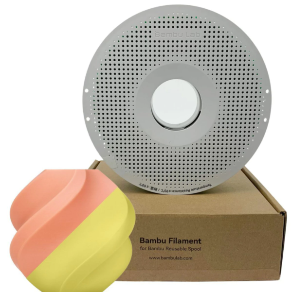 Filamento PLA – Brilho No Escuro (Glow) Laranja com Carretel - Bambu Lab