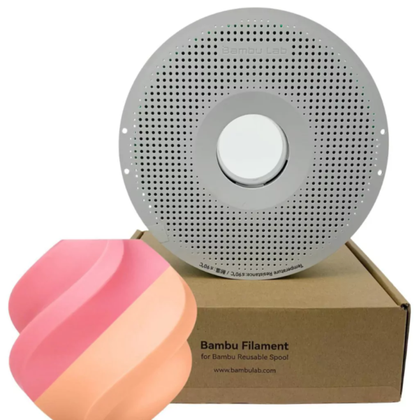 Filamento PLA – Brilho No Escuro (Glow) Rosa com Carretel - Bambu Lab
