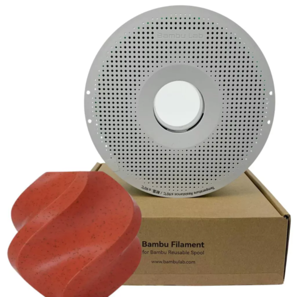 Filamento PLA Marble – Vermelho Granito com Carretel - Bambu Lab