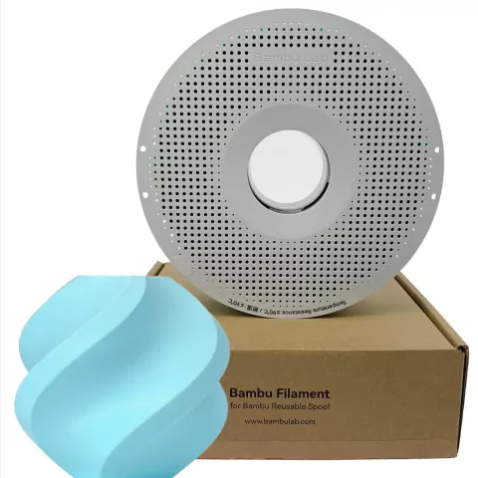 Filamento PLA Matte – Azul Gelo com Carretel - Bambu Lab