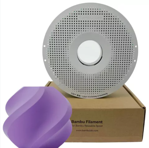 Filamento PLA Matte – Roxo Lilas com Carretel - Bambu Lab