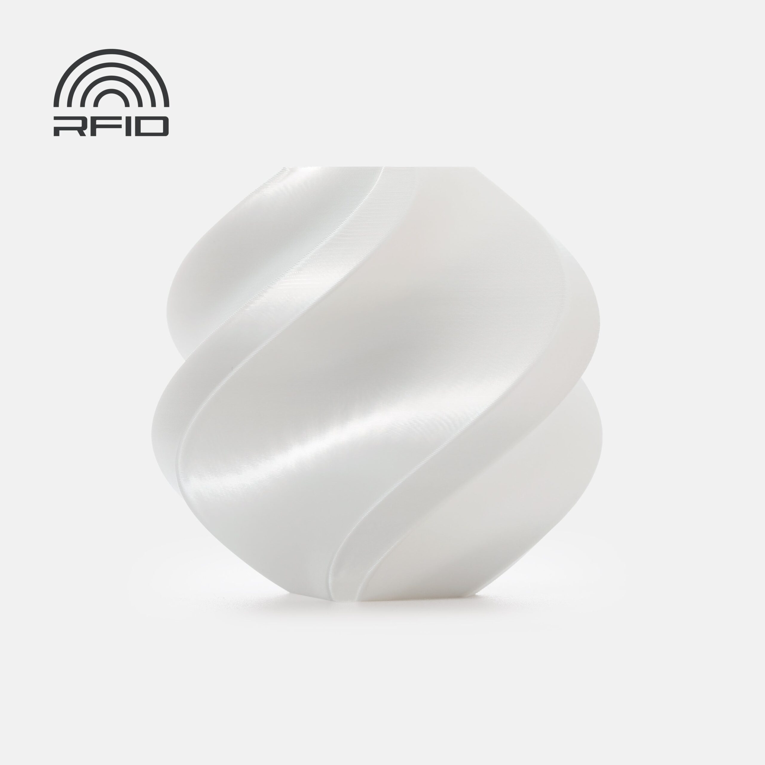Refil Filamento PLA Silk+ – Branco - Bambu Lab