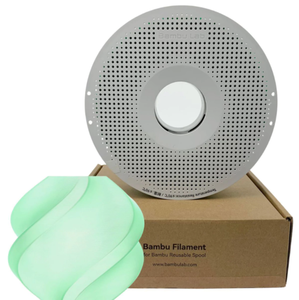 Filamento PLA – Translucido Jade Claro com Carretel - Bambu Lab