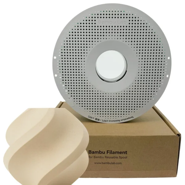 Filamento PLA – Madeira (Wood) Branco (White) Oak com Carretel - Bambu Lab