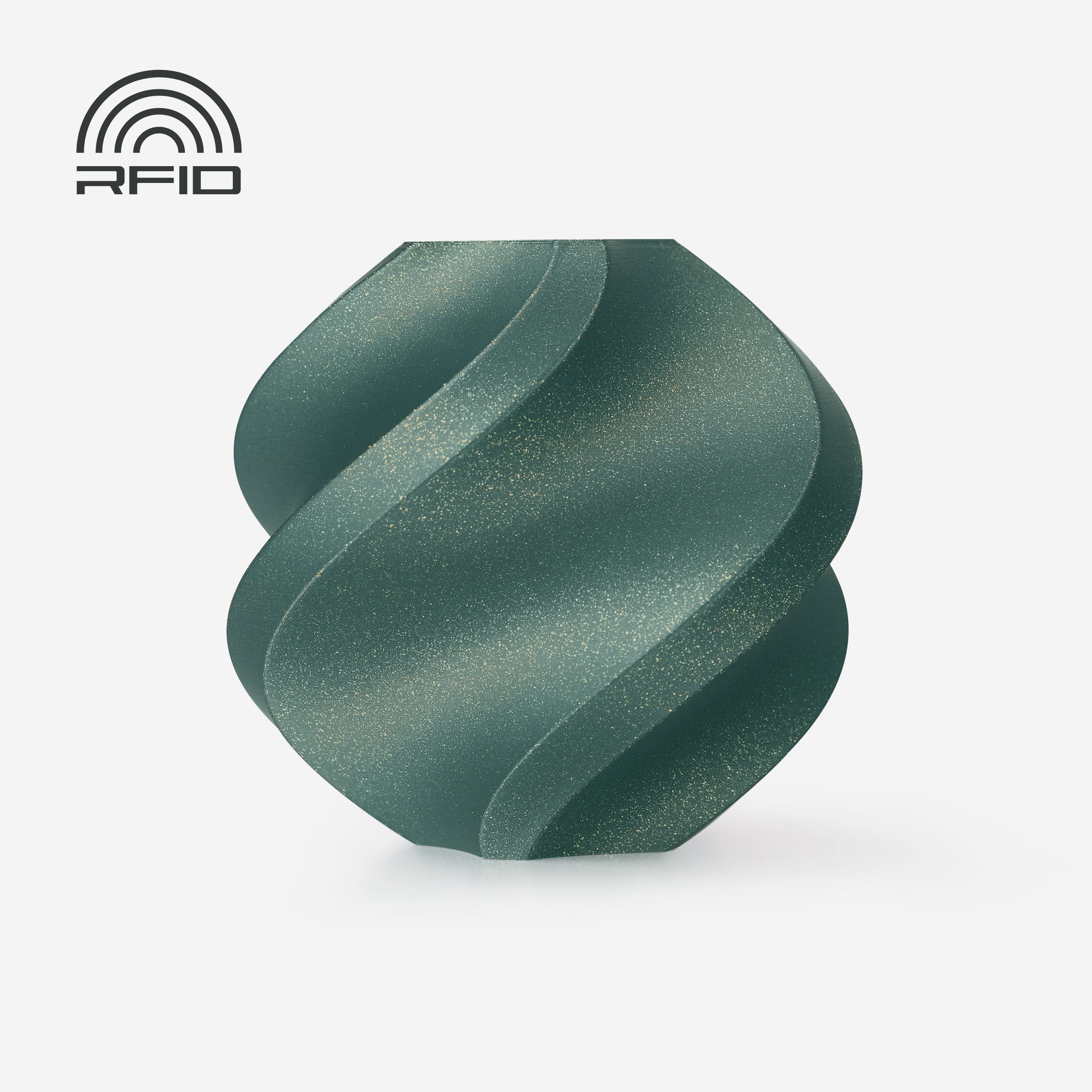 Filamento PLA – Galáxia (Galaxy) Verde (Green) com Carretel 1Kg - Bambu Lab