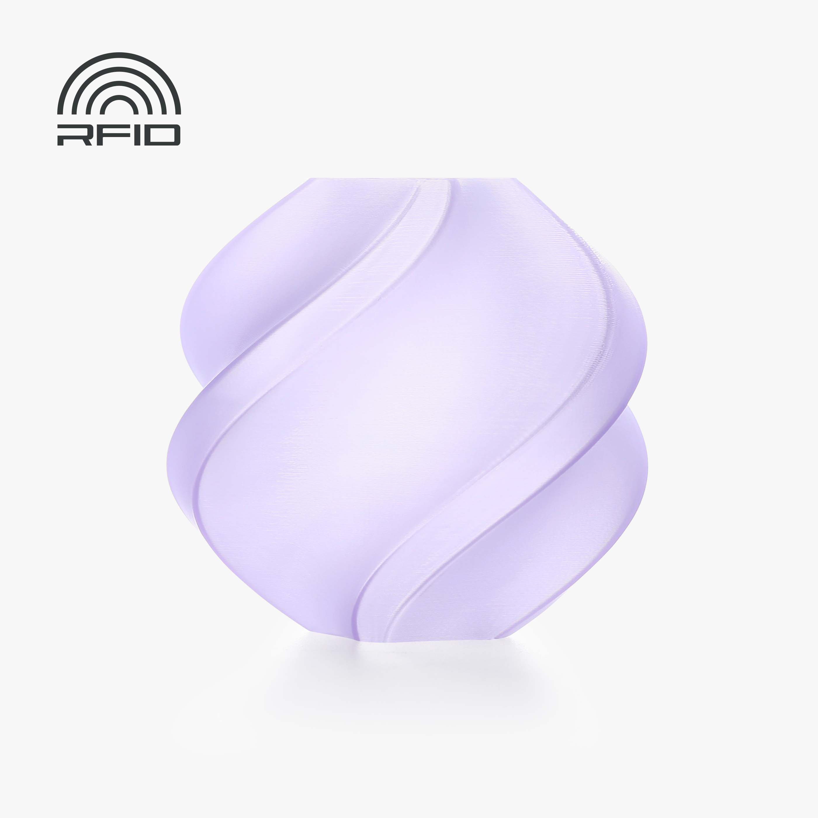 Filamento PLA – Translúcido (Translucent) Lavender com Carretel 1Kg - Bambu Lab